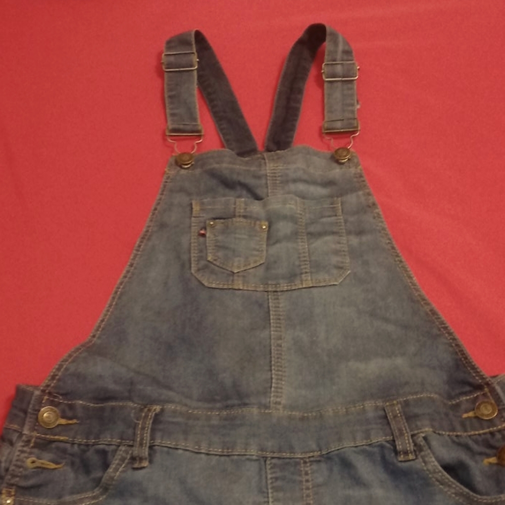Denim Short Overalls
